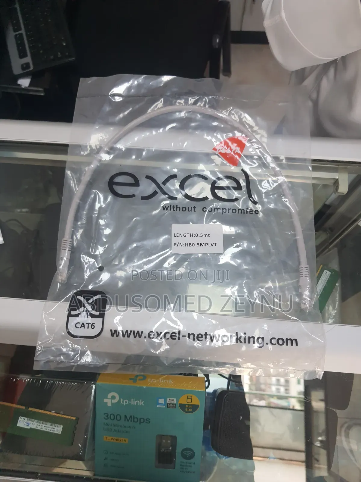 0.5m(50cm) Excel Cat6e Utp Patch Cord