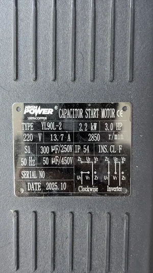 High Power Capacitor Start Motor 3hp Dinamo for Compressor Motor