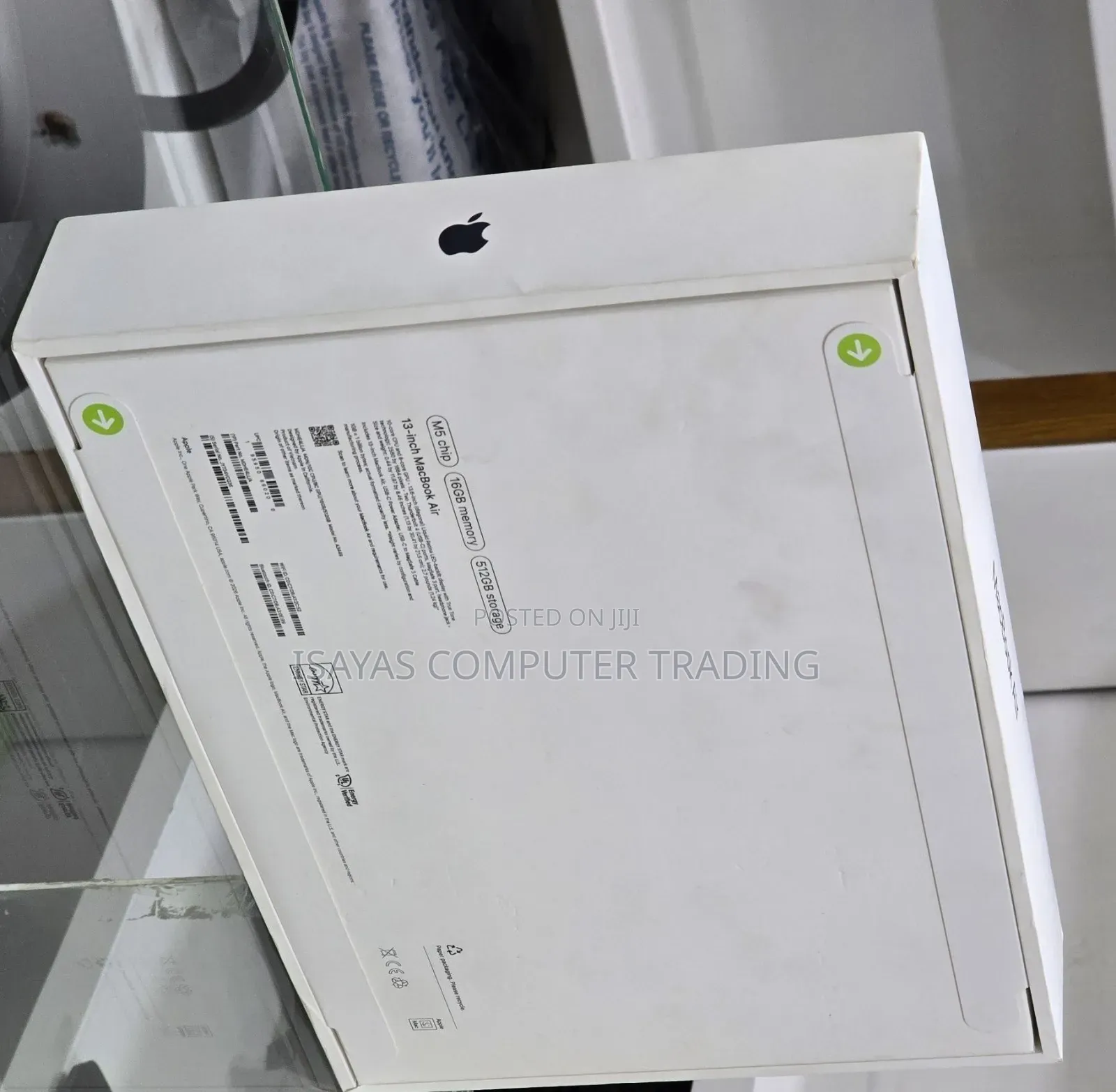 New Laptop Apple MacBook Air 2026 M5 16GB Apple M5 SSD 512GB