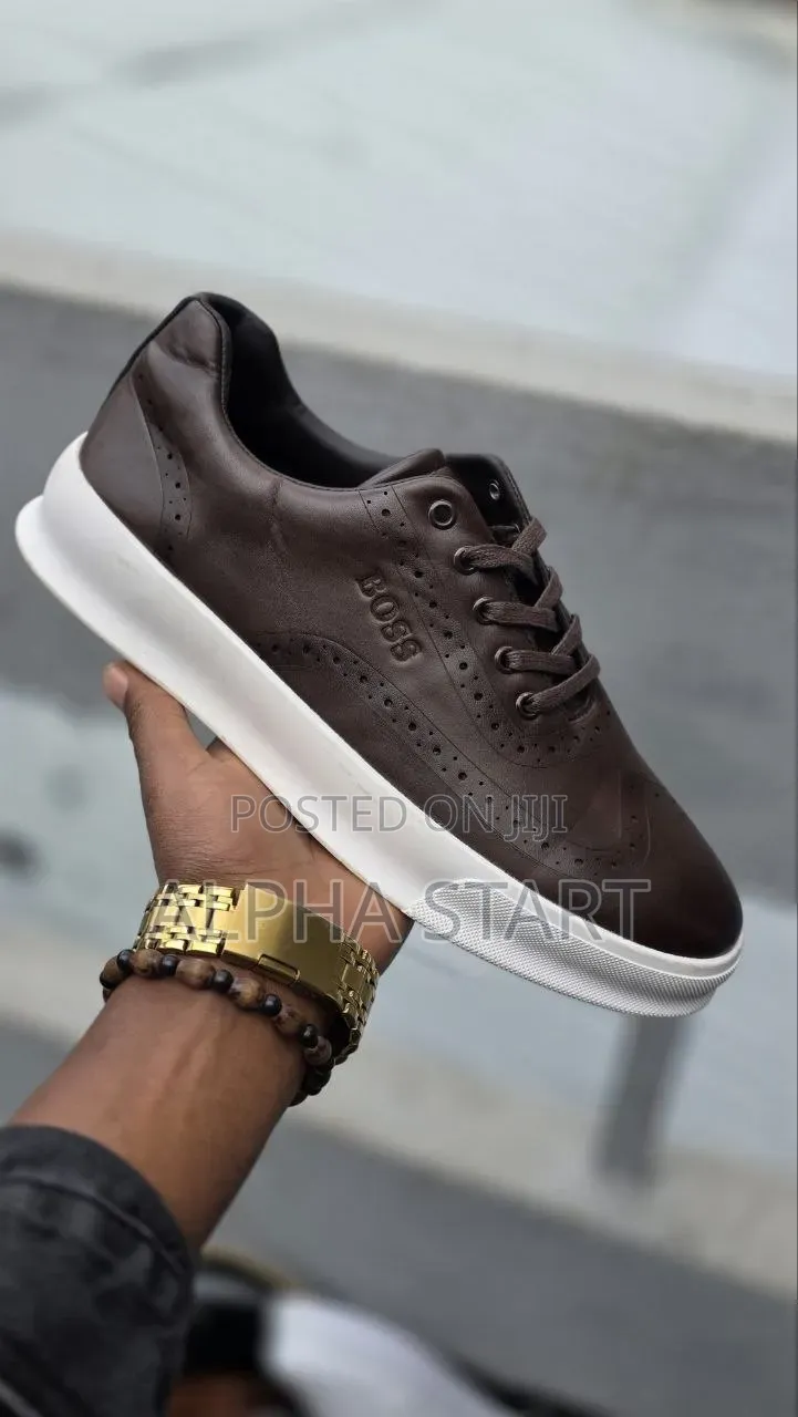 Boss Pda High Master Quality Lather Shoes for Man's