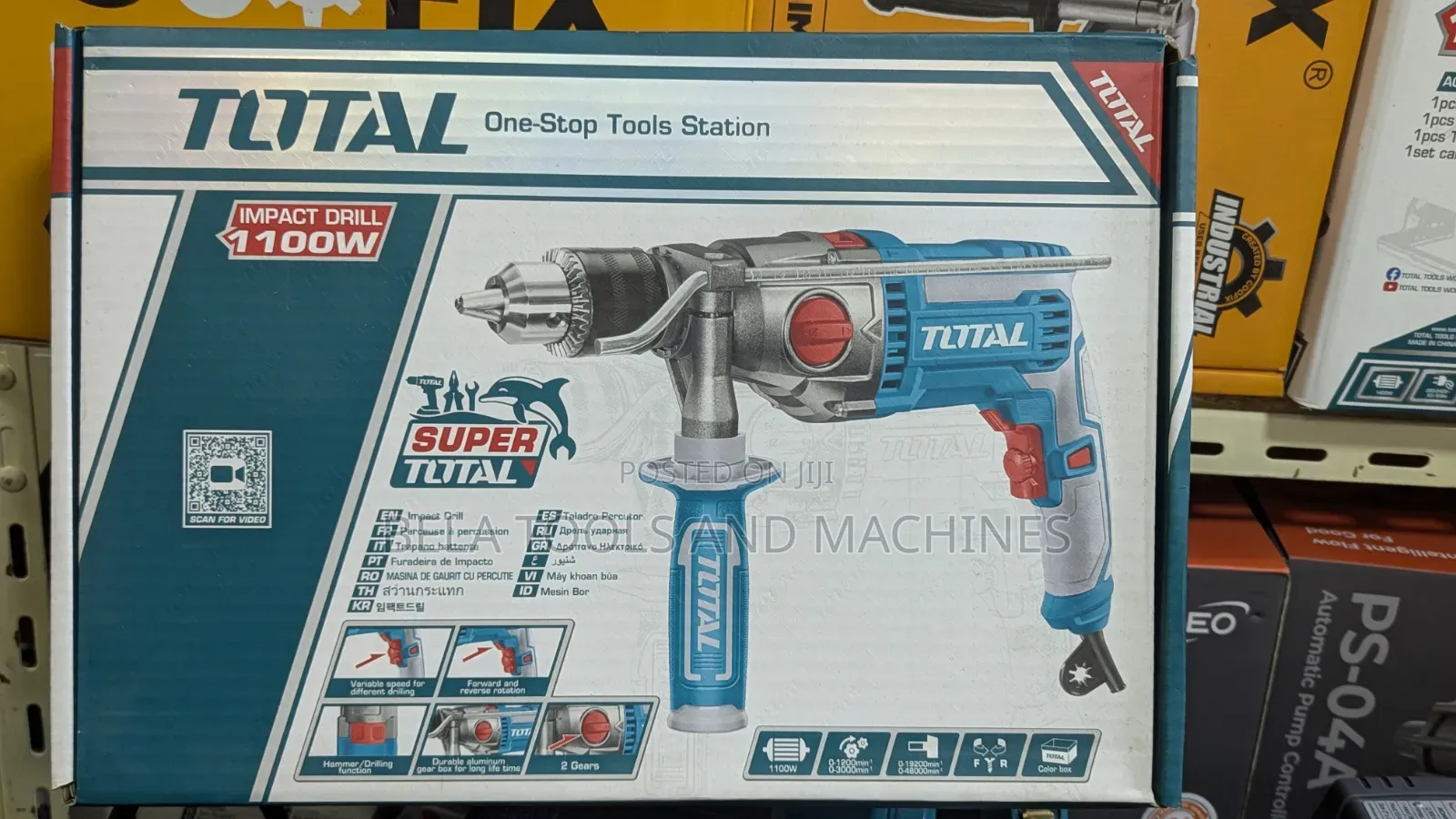 Original Total Impact Drill 1100w 16mm Chuck Type High Quality