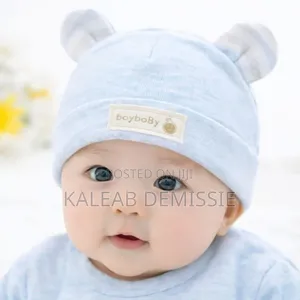 Breathable Stretchy Cotton Baby Hat ኳሊቲ ኮፍ