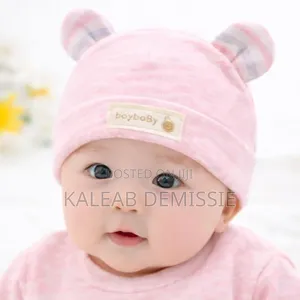 Breathable Stretchy Cotton Baby Hat ኳሊቲ ኮፍ