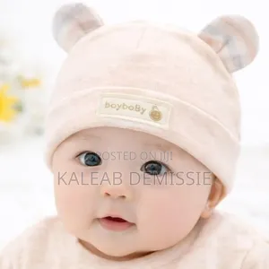 Breathable Stretchy Cotton Baby Hat ኳሊቲ ኮፍ