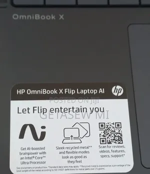 New Laptop HP OmniBook 7 14" 16GB Intel Core Ultra 7 SSD 1T