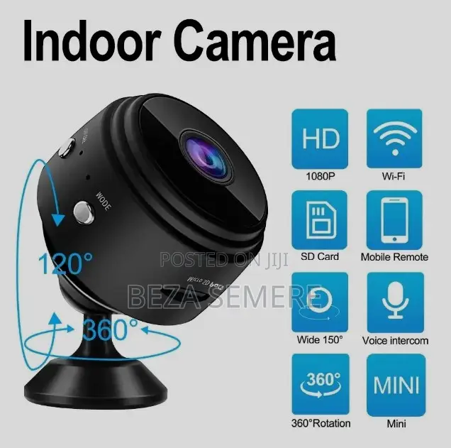 Mini Wifi Security Camera - በስልክ የሚቆጣጠሩት አነስተኛ የደህንነት ካሜራ