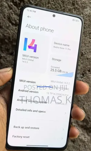 Xiaomi Redmi Note 11 Pro+ 5G 256 GB Blue