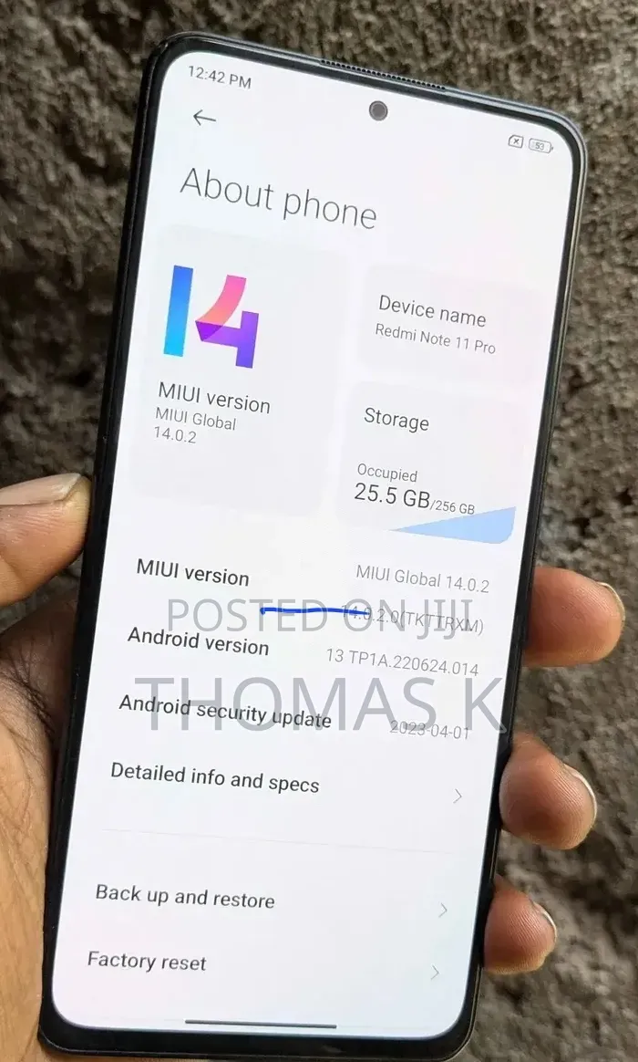 Xiaomi Redmi Note 11 Pro+ 5G 256 GB Blue