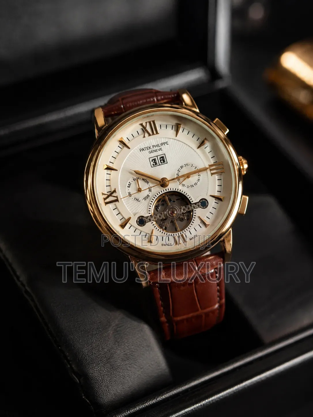 Patek Philippe Grand Automatic Mechanical Watch – Luxury Rose Gold