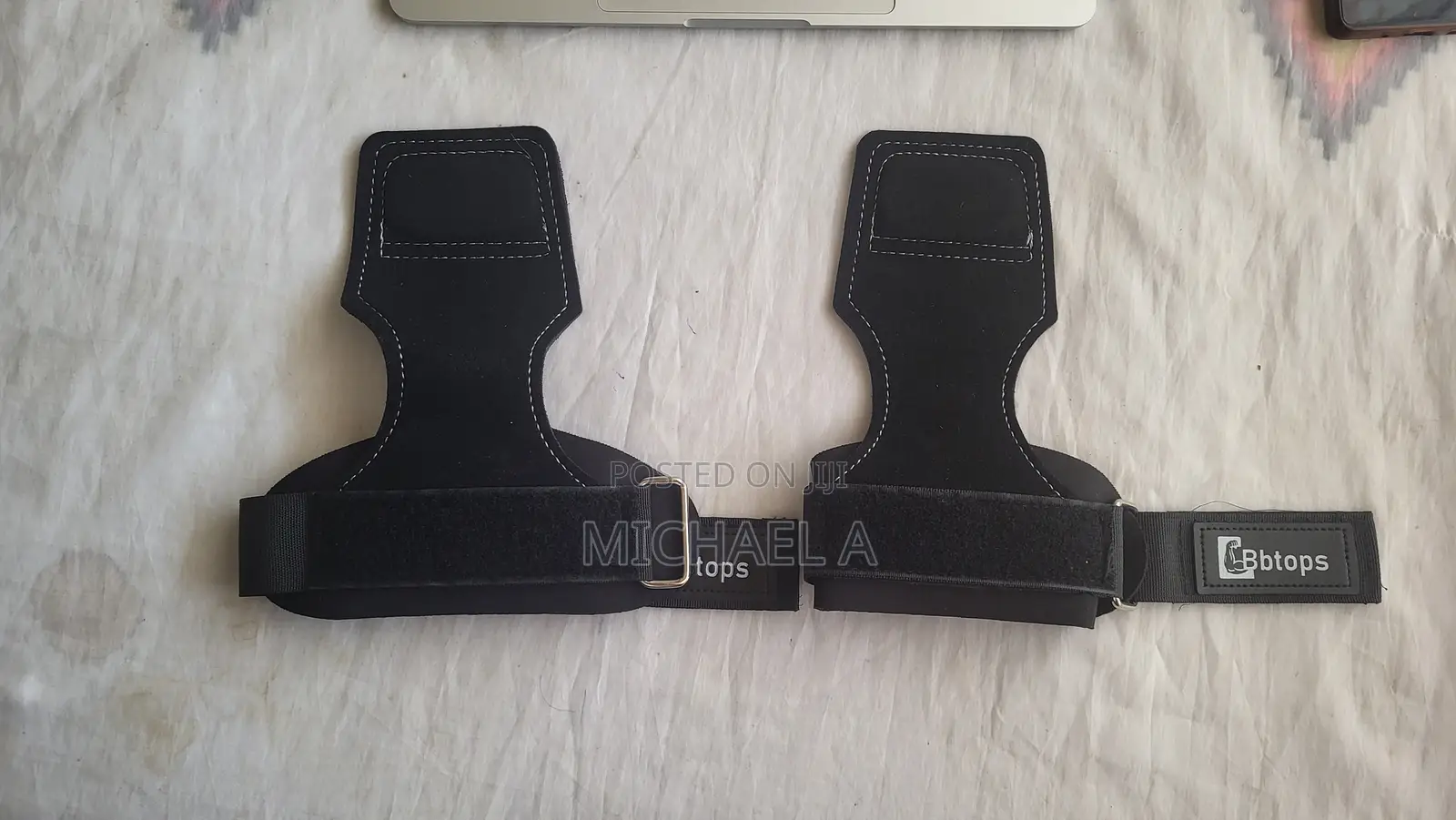 Bbtops Leather Weightlifting Wrist Straps