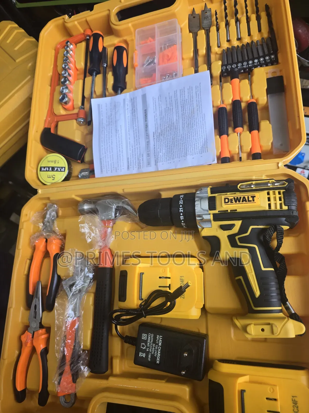 Dewalt Rechargeable Drill | Cordless Lithium Battery Power Drill