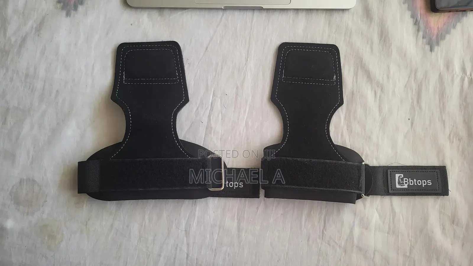 Bbtops Leather Weightlifting Wrist Straps