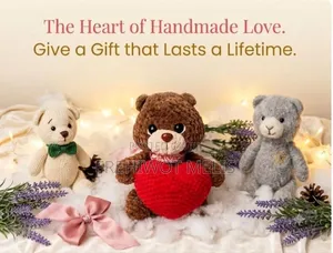 Handmade Bear With a Heart