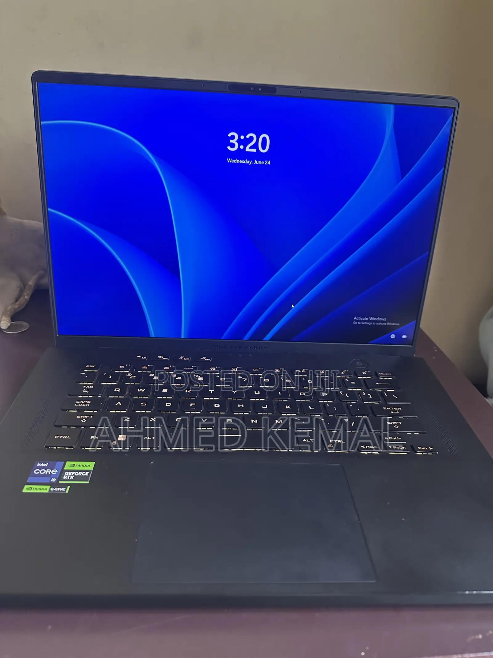 New Laptop Asus ROG Zephyrus M16 GU603HR 16GB Intel Core i9 SSD 1T