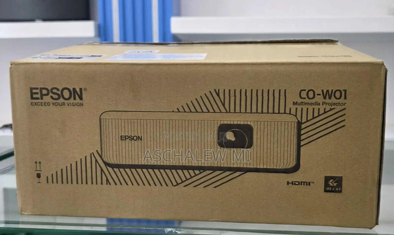 Brand New Packed With Cartoon
Epson Projector 
Model : Co-W01