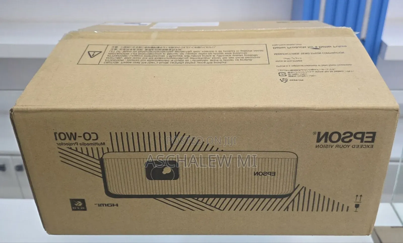 Brand New Packed With Cartoon
Epson Projector 
Model : Co-W01