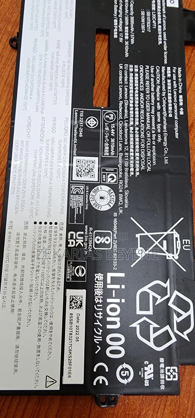 Original Lenovo Battery L20c4p71