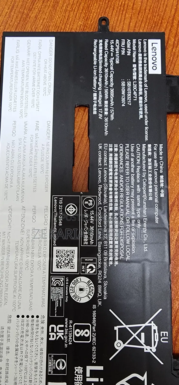 Original Lenovo Battery L20c4p71