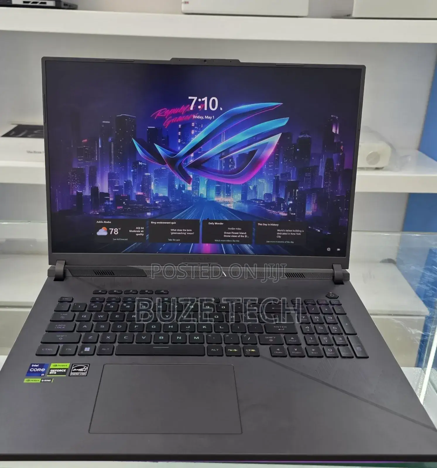 New Laptop Asus ROG Strix G18 16GB Intel Core i9 SSD 1T