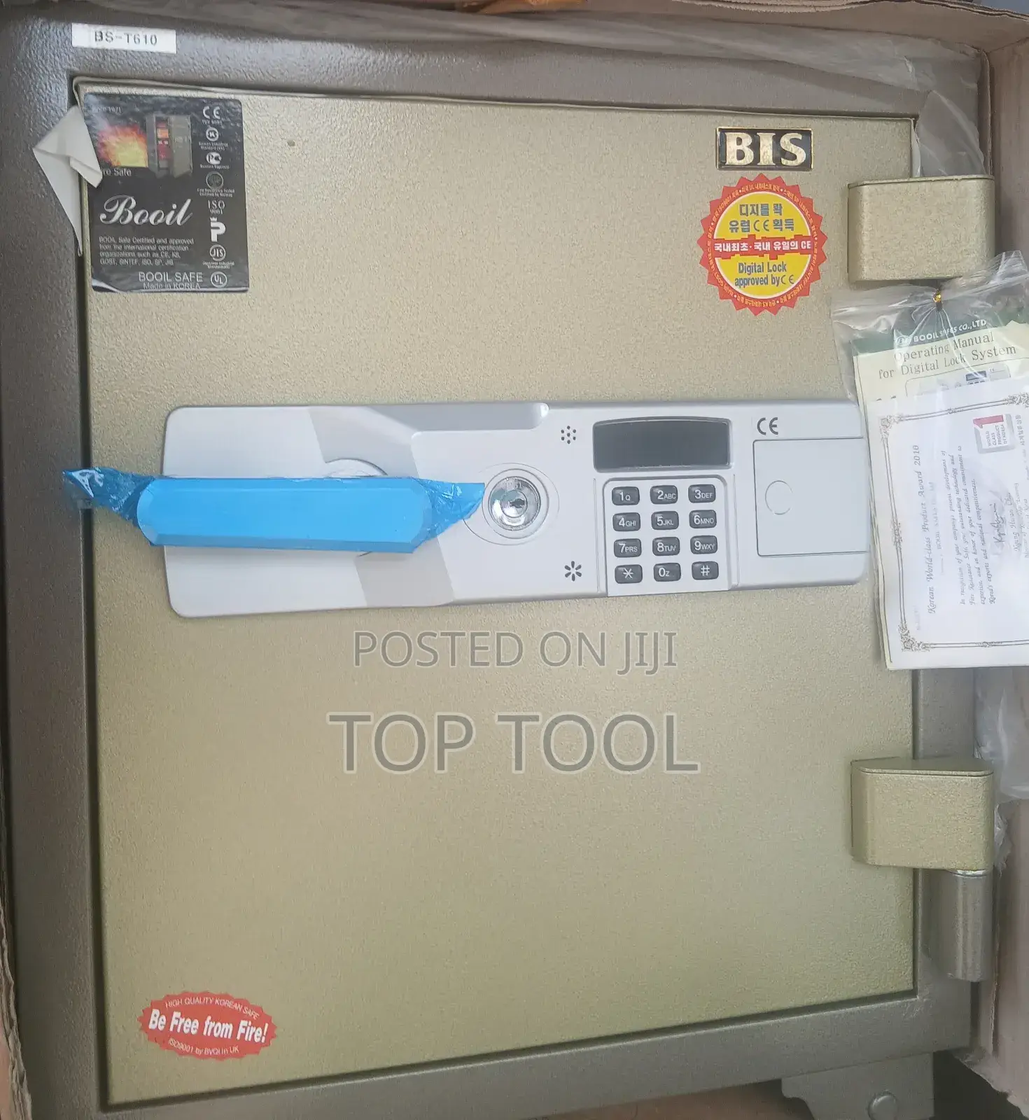 .Booil Bs-T610 Digital Fire-Resistant Safe Made in Korea.80kg