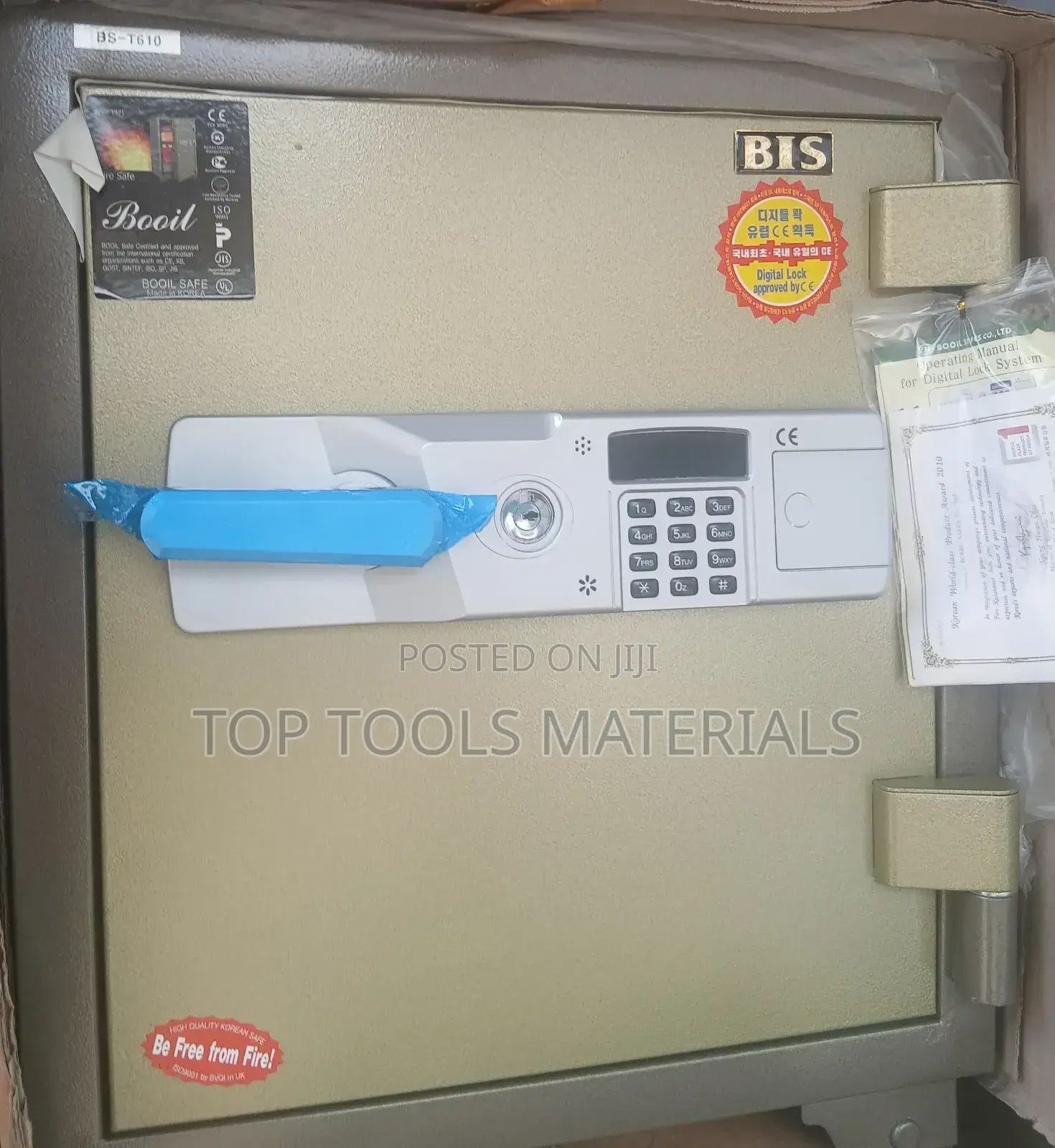 .Booil Bs-T610 Digital Fire-Resistant Safe Made in Korea.80kg