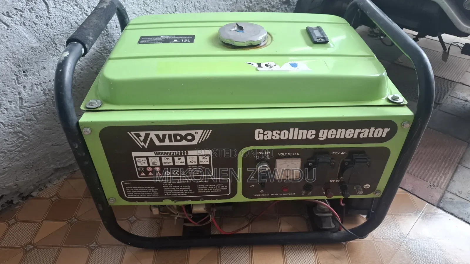 Vido Generator 3kw