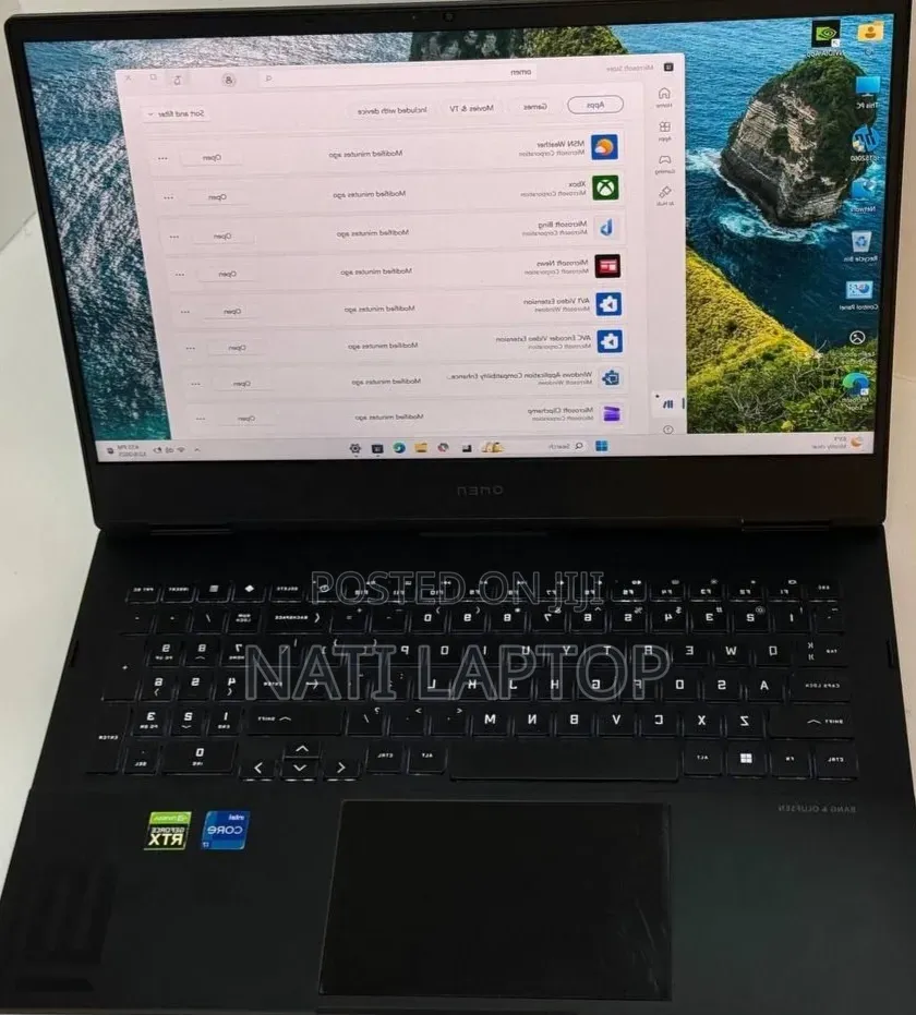 New Laptop HP Omen 16 16GB Intel Core i7 SSD 1T