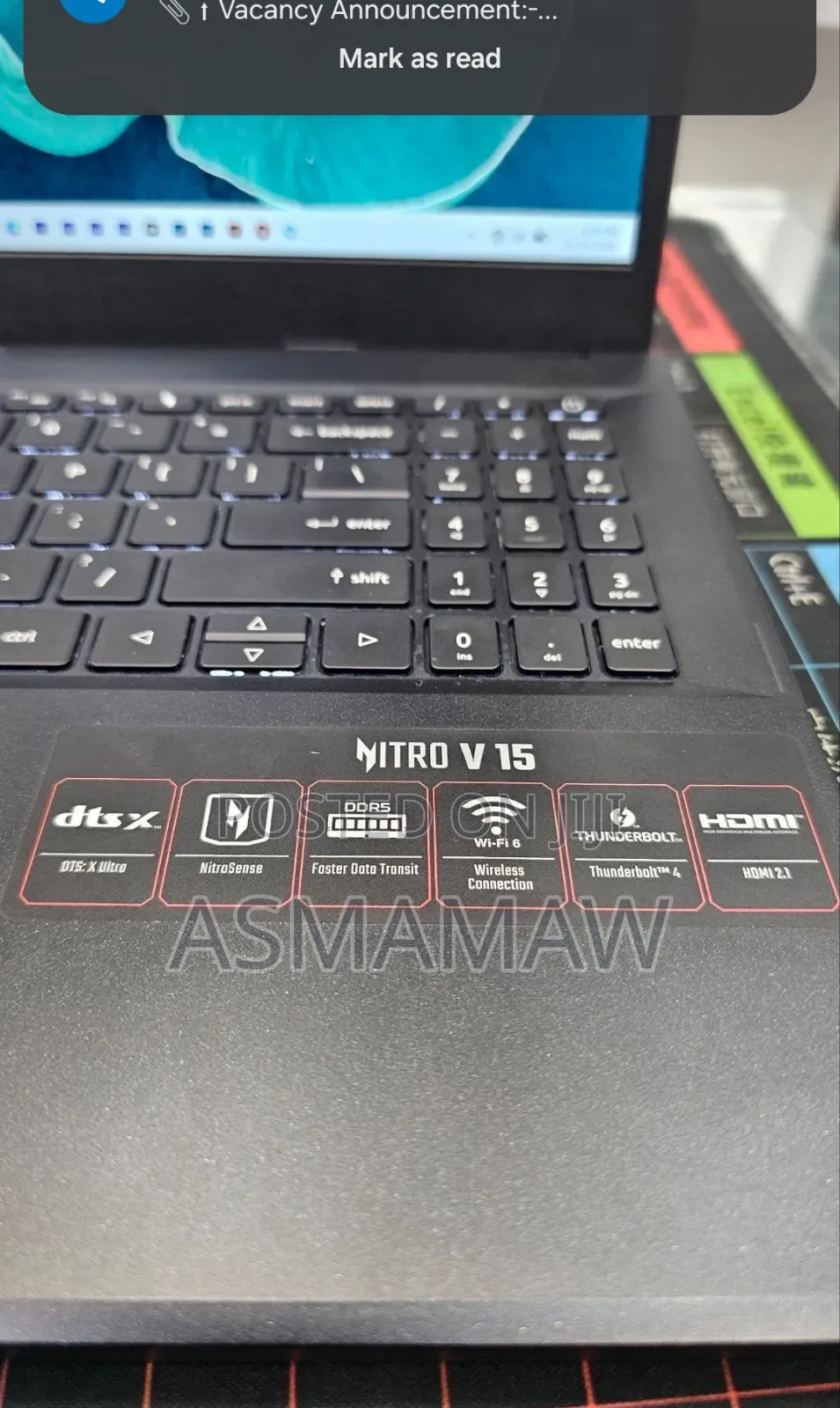 New Laptop Acer Nitro V 15 16GB Intel Core i9 SSD 1T