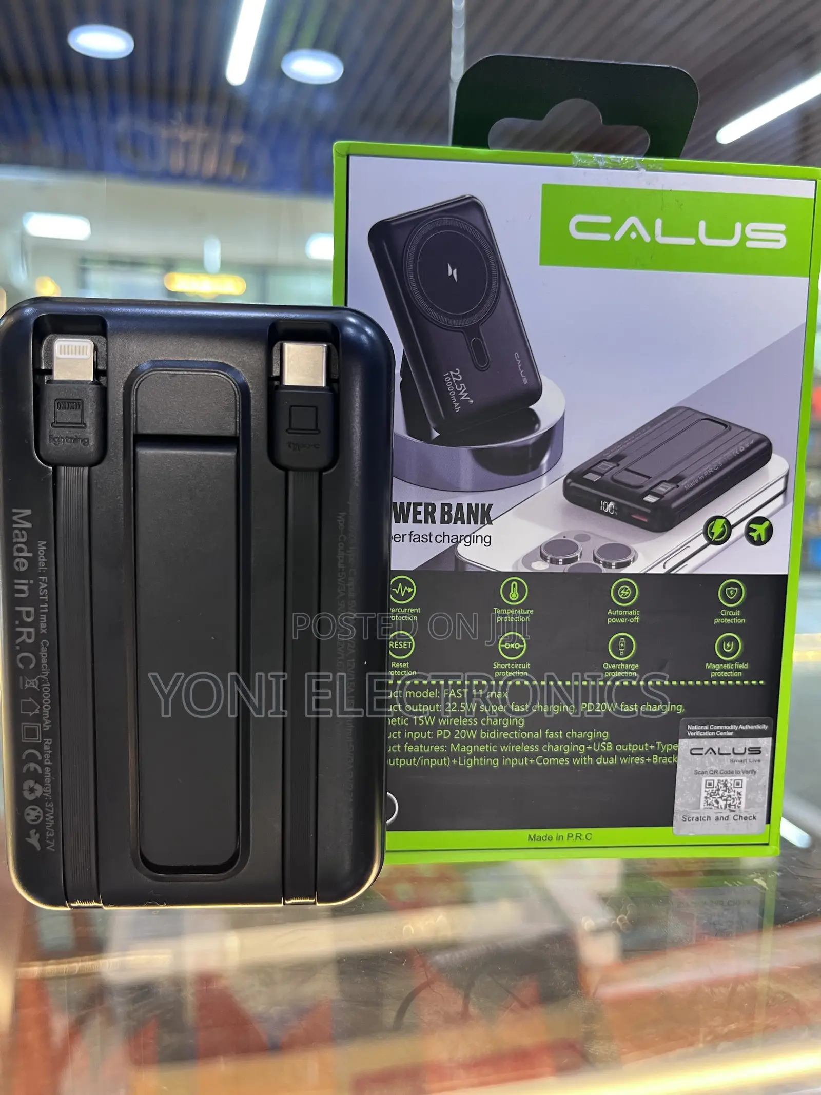 Calus Fast11 Max 10000mah Magnetic Wireless Power Ba
