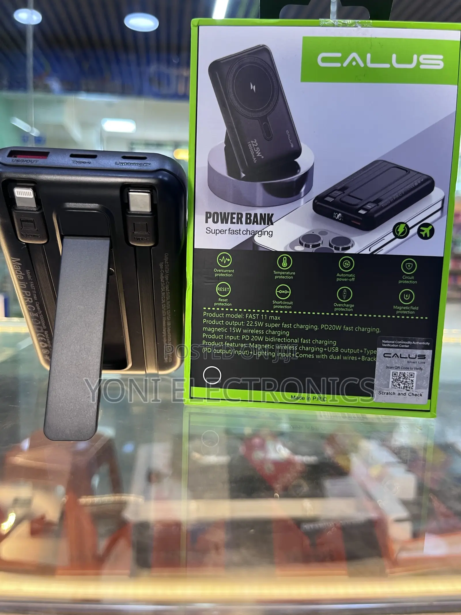 Calus Fast11 Max 10000mah Magnetic Wireless Power Ba