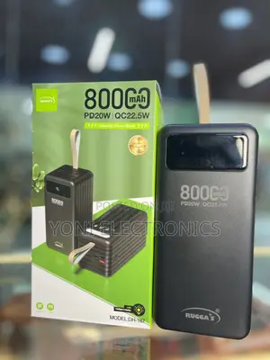 Rugga's Dh-187 "Starship" 80000mah Pd20w / Qc22.5w Power Bank