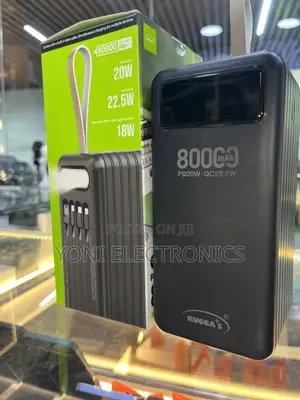 Rugga's Dh-187 "Starship" 80000mah Pd20w / Qc22.5w Power Bank
