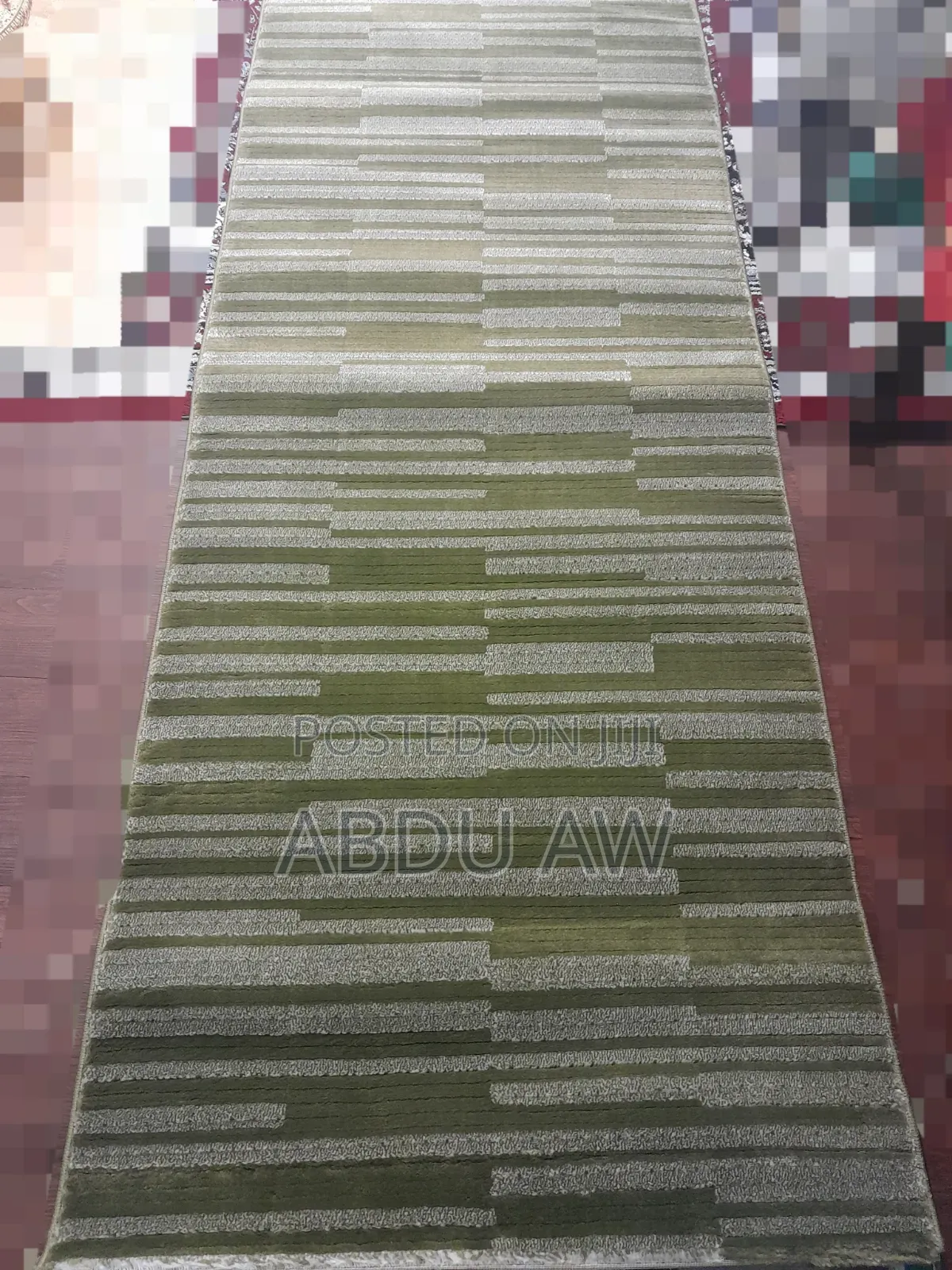 Brand New Rug 1×5 Long Carpet Green Color the Best From Dubai