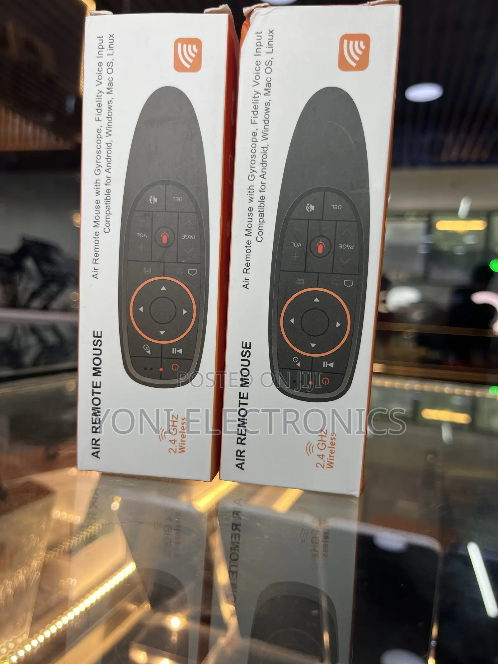Wireless Air Remote Mouse With Gyroscope Voice Input