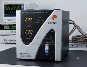 Pozzer 3000va Digital Power Stabilizer – Premium Korean Technology