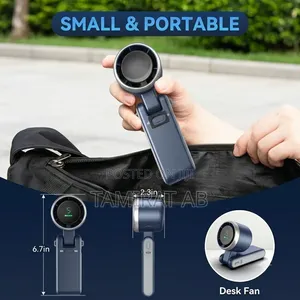 N607 Portable Handheld Turbo Fan, 5-speed High-speed Cooling Min Fan
