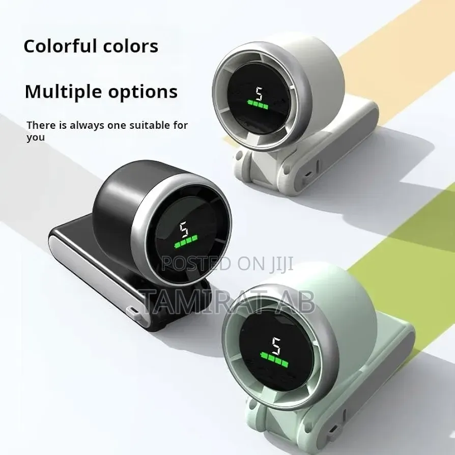N607 Portable Handheld Turbo Fan, 5-speed High-speed Cooling Min Fan