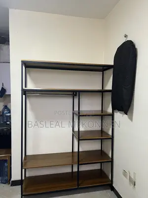 Easily Assembled Open Closet.