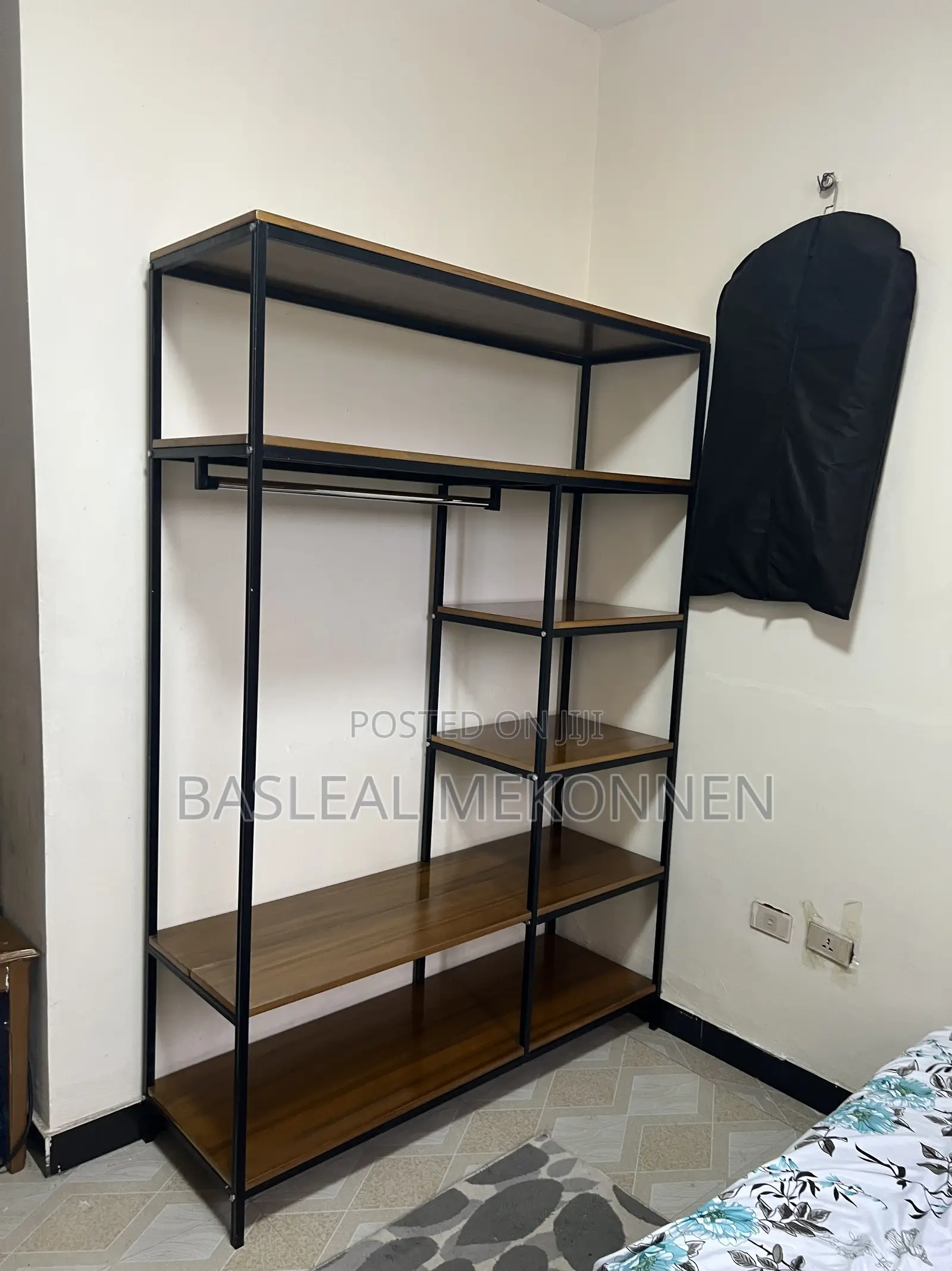 Easily Assembled Open Closet.