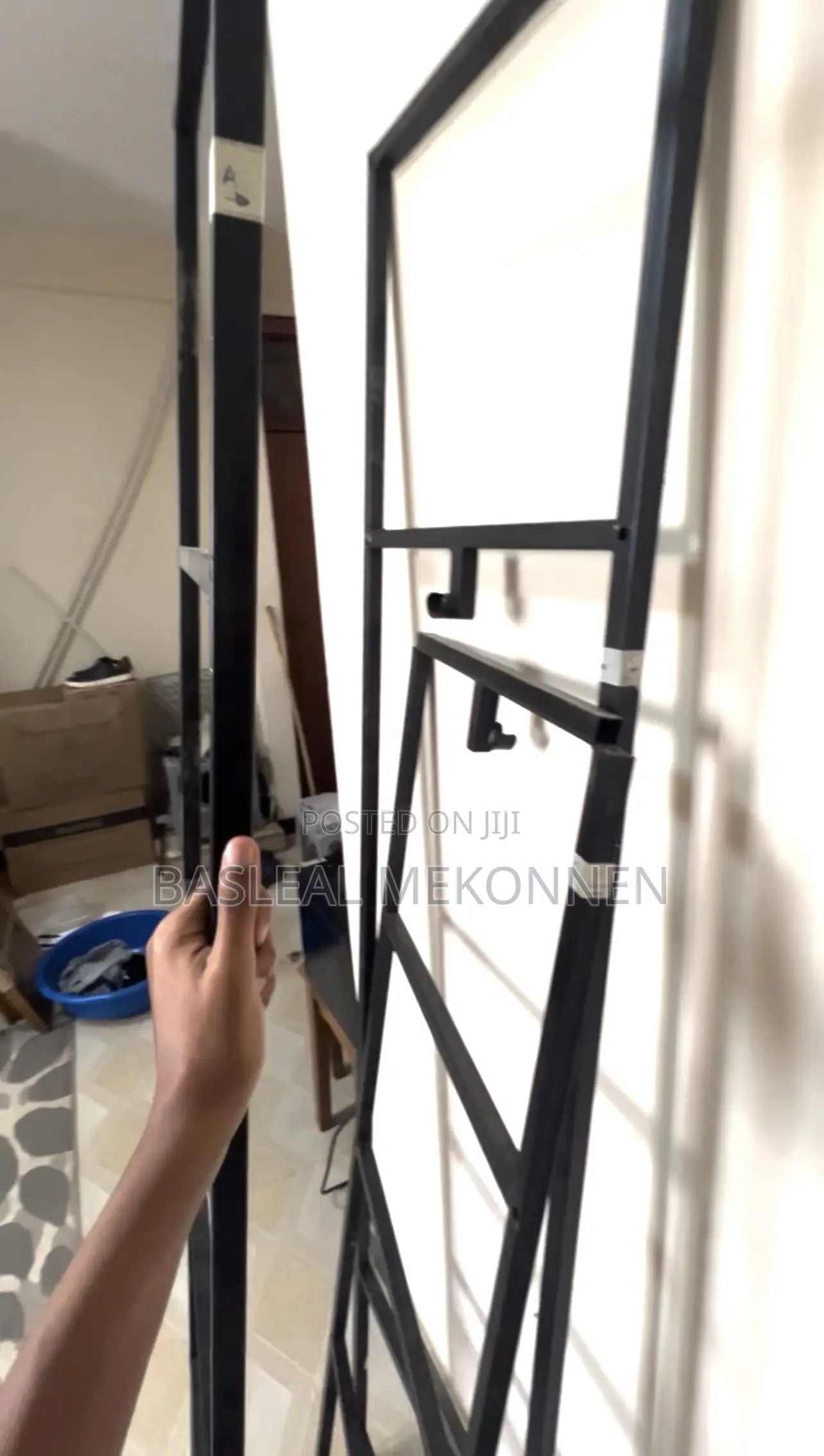 Easily Assembled Open Closet.