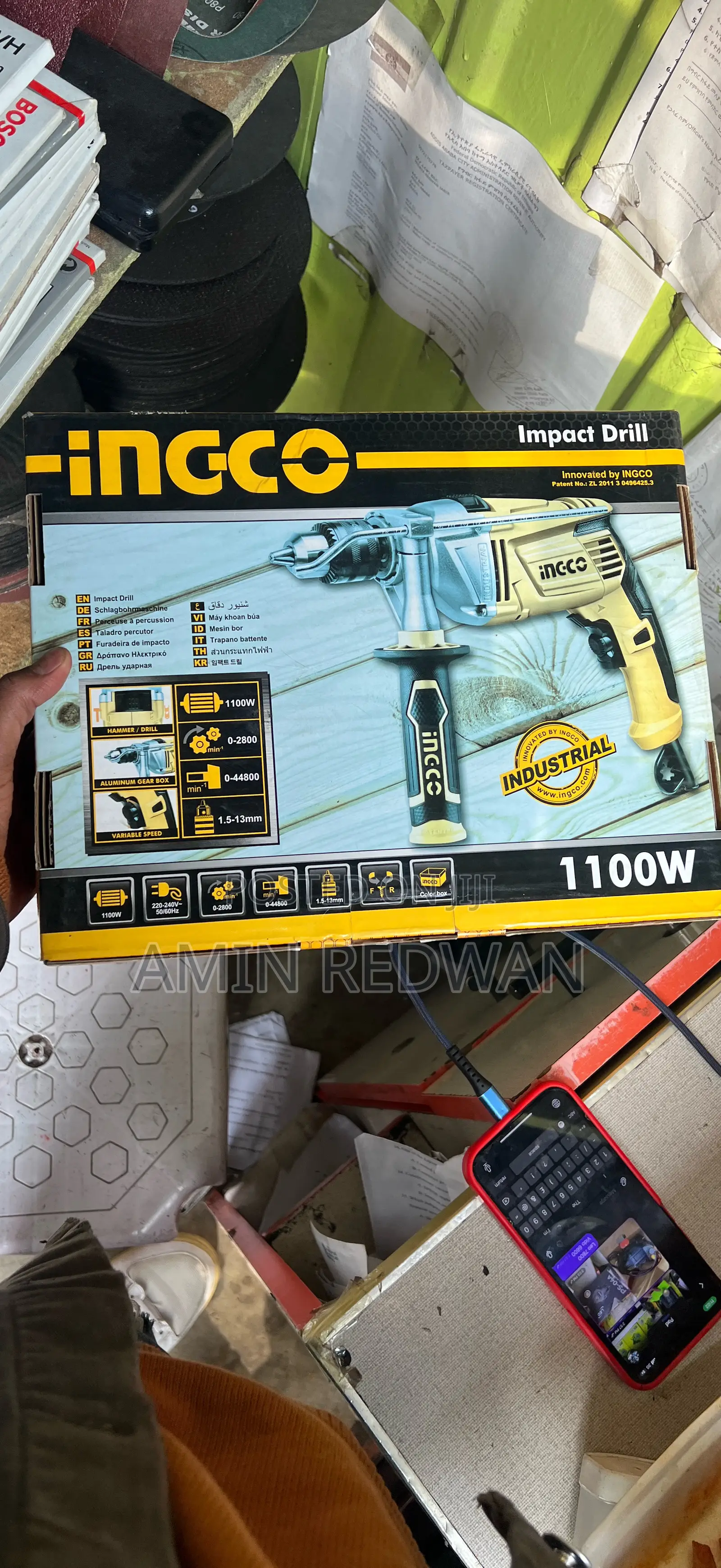 Ingci Drill 1100w