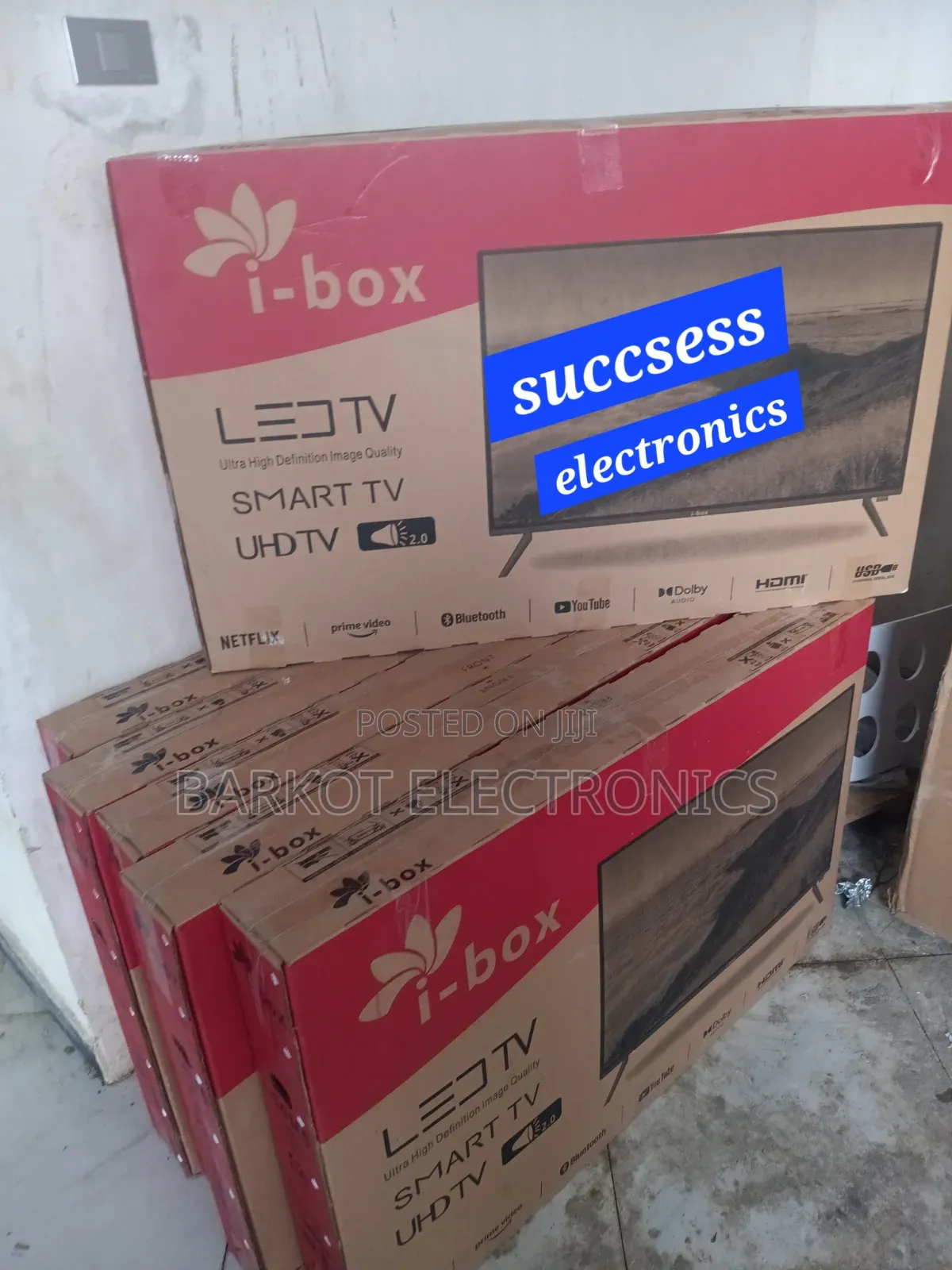 I-Box Smart Tv 50 Inch Andraid Doubel Gelass 2026 Quality Hifi Spea