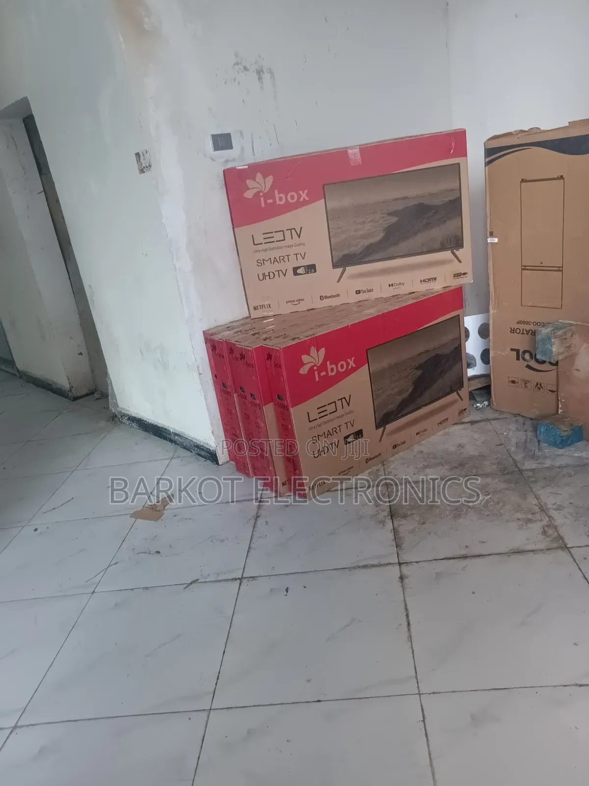 I-Box Smart Tv 50 Inch Andraid Doubel Gelass 2026 Quality Hifi Spea