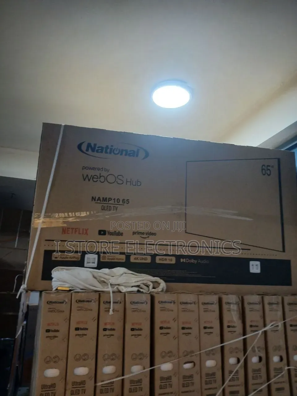National 65" Qled Smart Tv፦