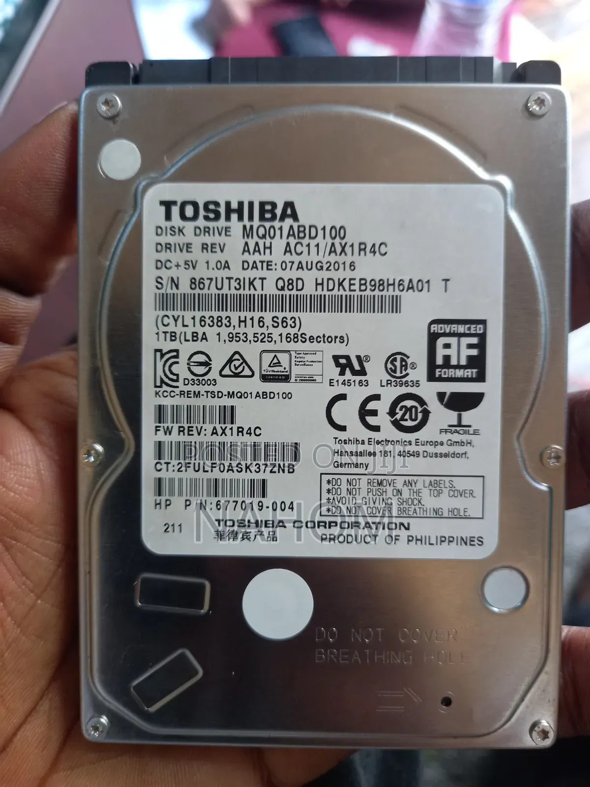 Internal Hard Drive
