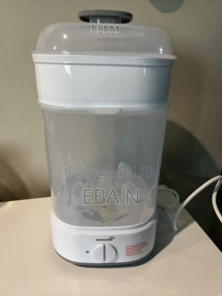 Grownsy Bottle Sterilizer And Dryer, Compact Electric Steam Baby Botle