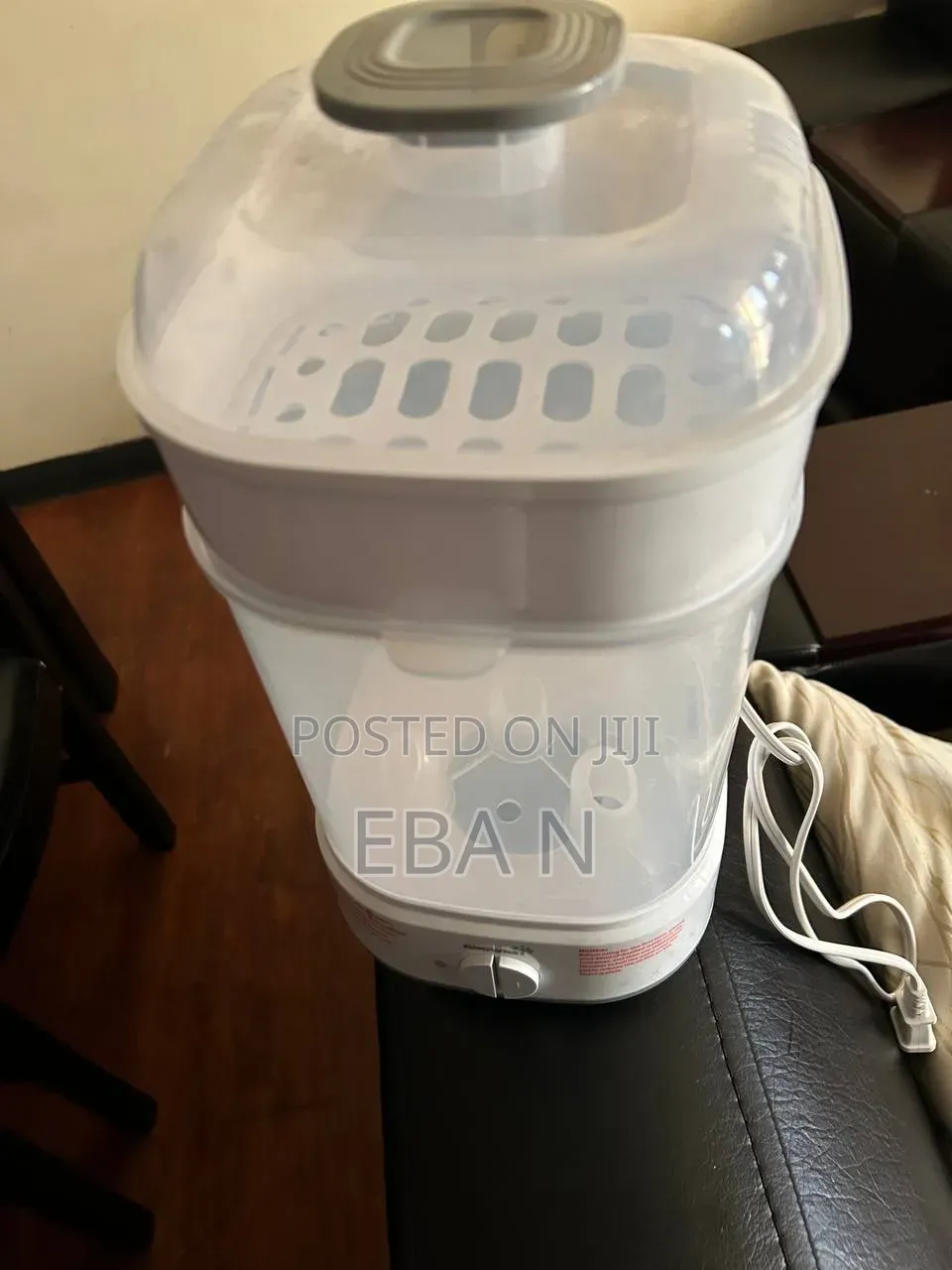Grownsy Bottle Sterilizer And Dryer, Compact Electric Steam Baby Botle