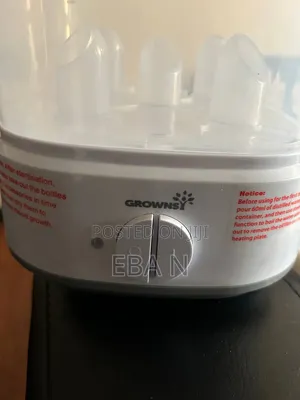 Grownsy Bottle Sterilizer And Dryer, Compact Electric Steam Baby Botle