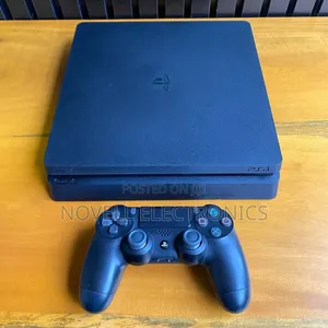 Sony Playstation 4 Slim (Blue Edition) - ፕሌይስቴሽን 4 በራሱ ኦሪጅናል ጆይስቲክ
