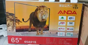 ●Anda 65" New 2026 ● Smart Tv ● Free Delivery ● 5_years Warranty